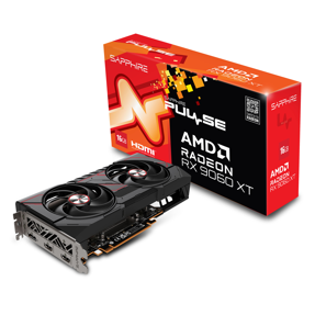 Sapphire RX9060XT Pulse, 16GB GDDR6, AMD Radeon, 11350-03-20G