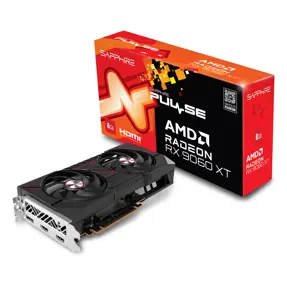 Sapphire RX9060XT Pulse, 8GB GDDR6, AMD Radeon, 11350-04-20G