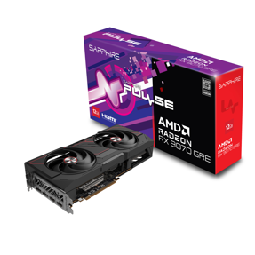 Sapphire RX9070 GRE Pulse Gaming OC, 12GB GDDR6, AMD Radeon, 11354-01-20G