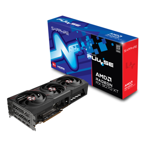 Sapphire RX9070XT Pulse, 16GB GDDR6, AMD Radeon, 11348-03-20G