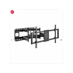 SBOX zidni nosač nagibno okretni - s rukom, 43"-100", do 120kg, PLB-7486