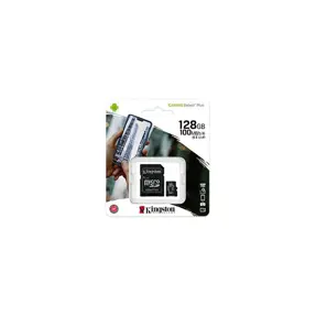 SD micro 128GB Kingston Canvas Select Plus, R100, adapter, SDCS2/128GB