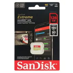 SD micro 128GB Sandisk Extreme, 190MB/s, SDSQXAA-128G-GN6MN