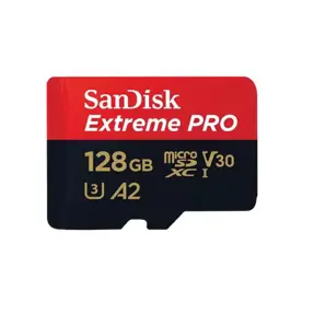 SD micro 128GB Sandisk Extreme Pro, adapter, SDSQXCD-128G-GN6MA