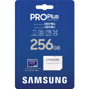 SD micro 256GB Samsung PRO Plus, +Adapter, MB-MD256SA/EU