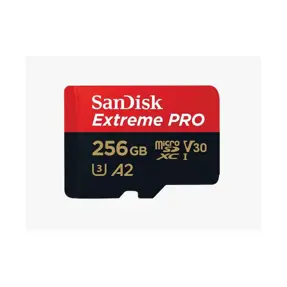 SD micro 256GB Sandisk Extreme Pro, adapter, SDSQXCD-256G-GN6MA