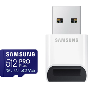 SD micro 512GB Samsung PRO Plus, Card reader, MB-MD512SB/WW