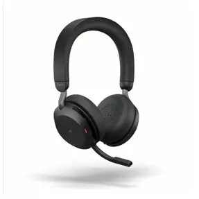 Slušalice Jabra Evolve2 75 Stereo MS + charging stand accessory + Link380c , black, 27599-999-889