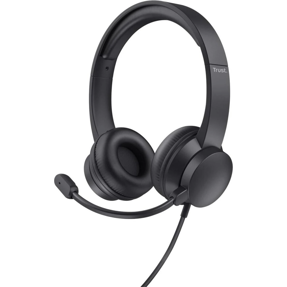 Slušalice TRUST AYDA 25088, Naglavne, USB, PC, Black
