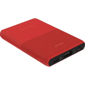 TerraTec Powerbank 5000mAh, USB-C, P50 Pocket Poppy Red, 282272