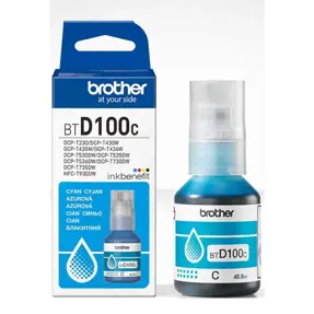 Tinta Brother BTD100C, Cyan