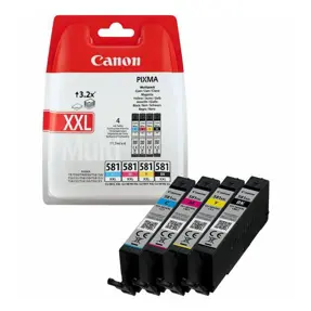 Tinta Canon CLI-581XXL Multipack Black/Cyan/Magenta/Yellow, 1998C005