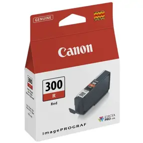 Tinta Canon PFI-300R Red Ink Cartrige , 4199C001