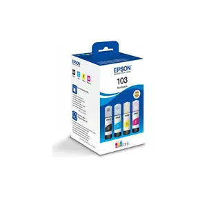 Tinta Epson 103, C13T00S64A Multipack EcoTank Black/Cyan/Magenta/Yellow ink bottle