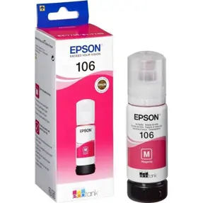 Tinta Epson 106, C13T00R340 EcoTank Magenta ink bottle