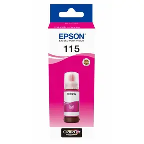 Tinta Epson 115, C13T07D34A, EcoTank Magenta ink bottle
