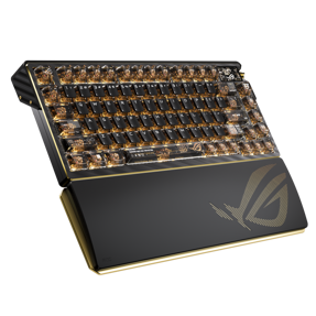 Tipkovnica Asus ROG Azoth Extreme Edition 20 mehanička, OLED display, NX RGB, bežična, crna, 90MP04VF-BKUA20