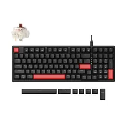 Keychron žična tipkovnica Lemokey X5, crna, US Layout, X5-A3