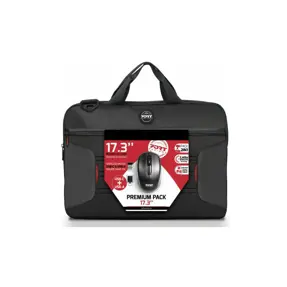 Torba za laptop Port premium pack TL 17.3" + bežični miš, crna, 501874