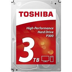 Toshiba 3TB 3.5" 7200rpm, 64MB, P300, HDWD130UZSVA