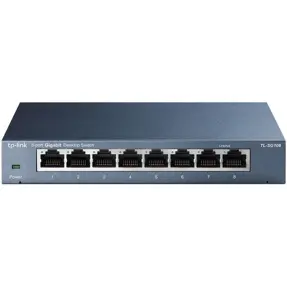 TP-Link Switch TL-SG108, 8-Port Gigabit Desktop Switch, metalno kućište