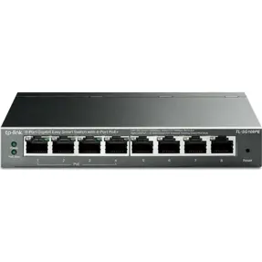 TP-Link Switch TL-SG108PE, 8-Port Gigabit Easy Smart Switch with 4-Port PoE