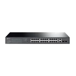 TP-Link Switch TL-SG1428PE, 28-Port Gigabit Easy Smart Switch with 24-Port PoE+