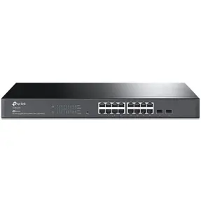 TP-Link Switch TL-SG2218, 16-Port JetStream Gigabit Smart Switch with 2 SFP Slots, 1U 19" Rack Mount