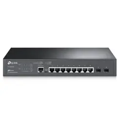 TP-Link Switch TL-SG3210, JetStream 8-Port Gigabit L2+ Managed Switch with 2 SFP Slots