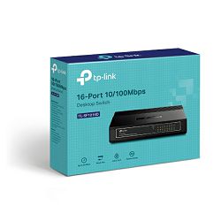 TP-Link TL-SF1016D, 16-Port 10/100Mbps Desktop Switch