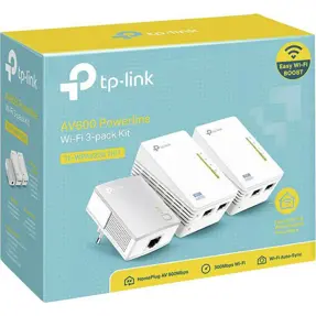 TP-Link TL-WPA4220TKIT AV600, 3-pack, 2.4GHZ, 2×LAN, Powerline mrežni adapter