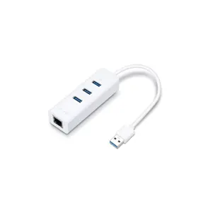 TP-Link UE330, USB 3.0 to Gigabit Ethernet Network Adapter + 3-Port Hub, 3x USB 3.0