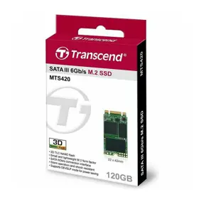 Transcend SSD MTS420S 120GB M.2 42mm, 2242, SATA III,  TS120GMTS420S