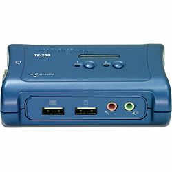 Trendnet TK-209K, 2-Port USB Switch + Audio, 190451