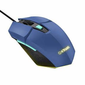 Trust žični miš GXT 109B Felox, Gaming, RGB, plavi, USB, 25067