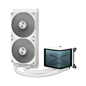TRYX vodeno hlađenje Panorama, AMOLED Screen, White, 240mm, L-P240N-DS2M-G0W