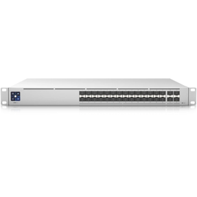 Ubiquiti Switch USW-Pro-Aggregation, Unifi L3 switch with (28) 10G SFP+ ports and (4) 25G SFP28 ports