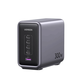 UGREEN Nexode GaN II Tech zidni punjač 300W, 5 portni, GAN 2x, 90903B