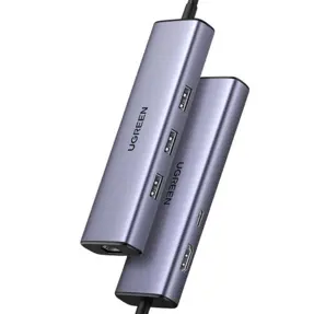 Ugreen USB-C Hub 6u1, 4K, 1x HDMI / 3× USB-A 3.0 / 1× RJ45 / 1× USB-C PD, 100W PD, 15598