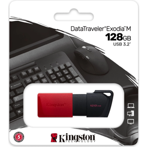 USB 128GB Kingston Exodia M, USB-A 3.2 Gen1, DTXM/128GB