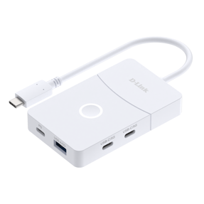 USB-C Hub D-Link DUP-501 5-in-1 with Wireless HDMI, USB-A, USB3.0, USB-Cx2, PD, HDMIx1