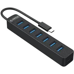 USB-C Hub Orico 7-port, USB-A, TWC3-7A-BK-EP