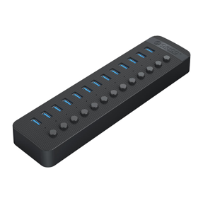 USB Hub Orico 13-port, USB-A, power adapter, CT2U3-13AB-EU-BK-BP