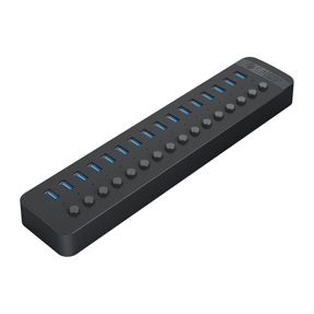 USB Hub Orico 16-port, USB-A, power adapter, CT2U3-16AB-EU-BK-BP