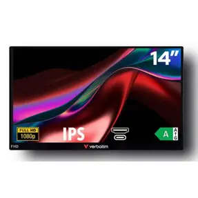 Verbatim PM-14 , 14", FHD, IPS, HDMI, USB-C, portable monitor
