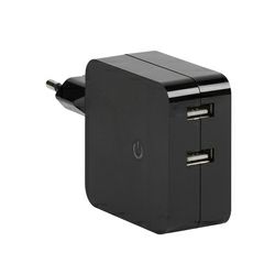 Punjač USB 220V/5V/2.1A Vivanco,  2xUSB