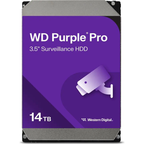 WD 14TB 3.5", 7200rpm, 512MB, Purple Pro, WD142PURP