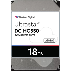 WD 18TB 3.5", 7200rpm, 512MB, 512e, Ultrastar DC HC550, WUH721818ALE6L4