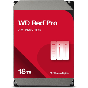 WD 18TB 3.5", 7200rpm, 512MB, Red Pro, WD181KFGX
