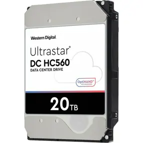 WD 20TB 3.5", 7200rpm, 512MB, 512e, Ultrastar DC HC560, WUH722020BLE6L4/ 0F38785